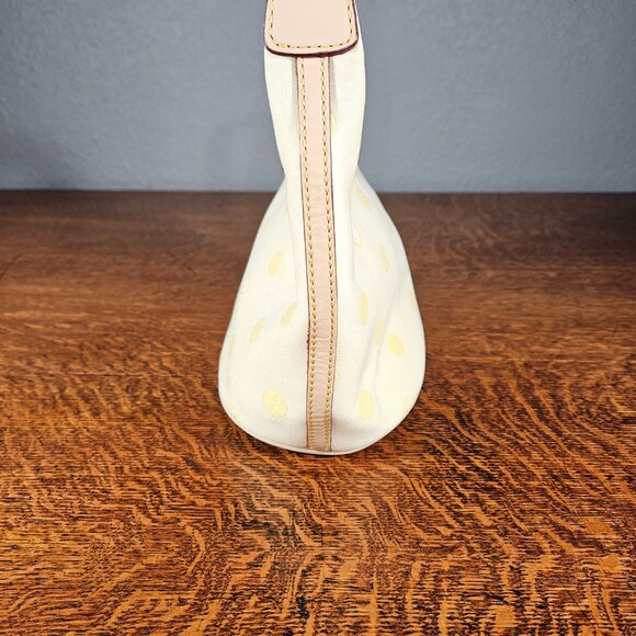 Dooney & Bourke Yellow Polka Dot Small Hobo - Picture 6 of 13